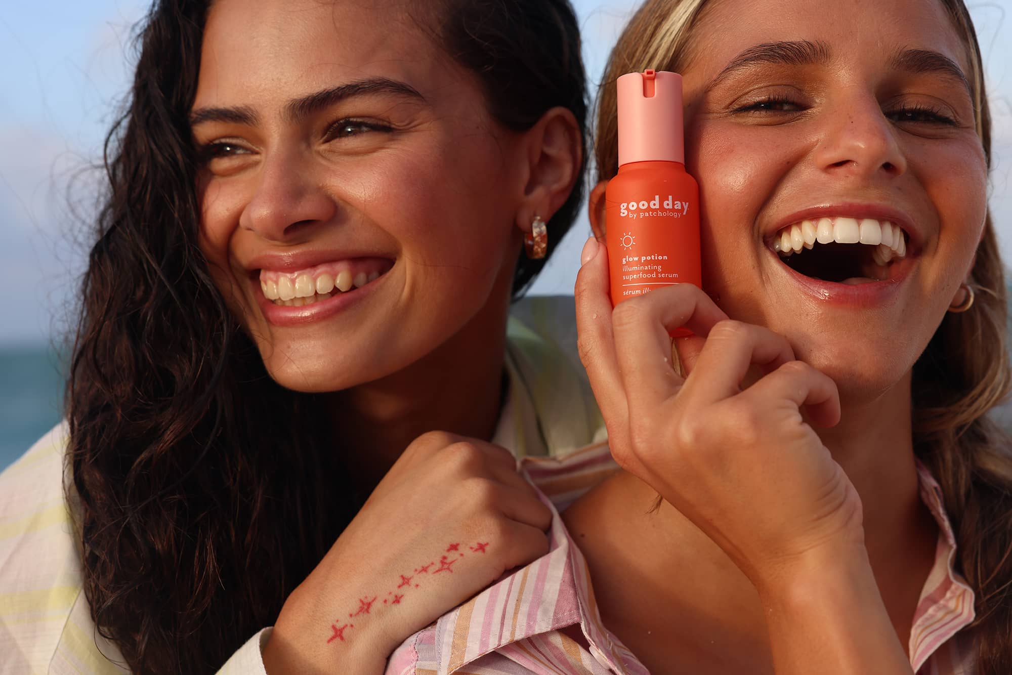 glow potion serum to brighten with vitamin c and molecular sunshine