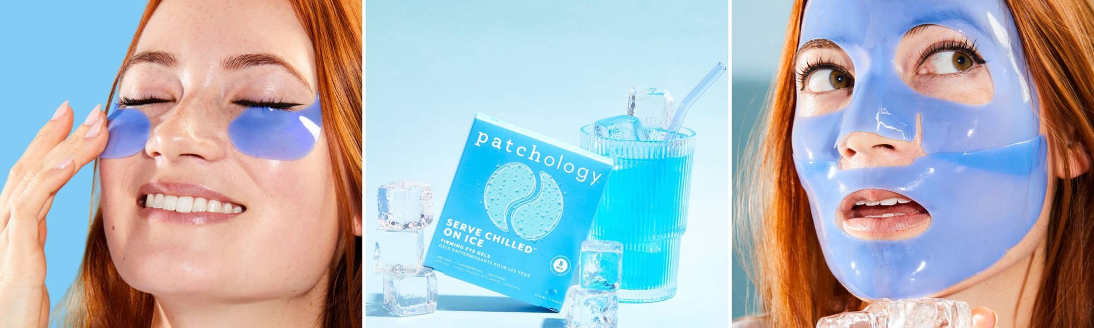 cooling skincare serve chilled on ice bubbly and rose