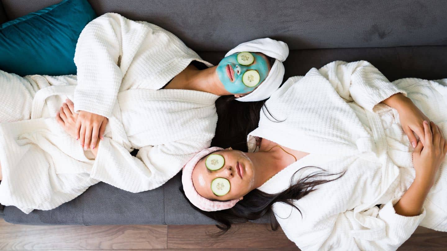 spa day at home self-care