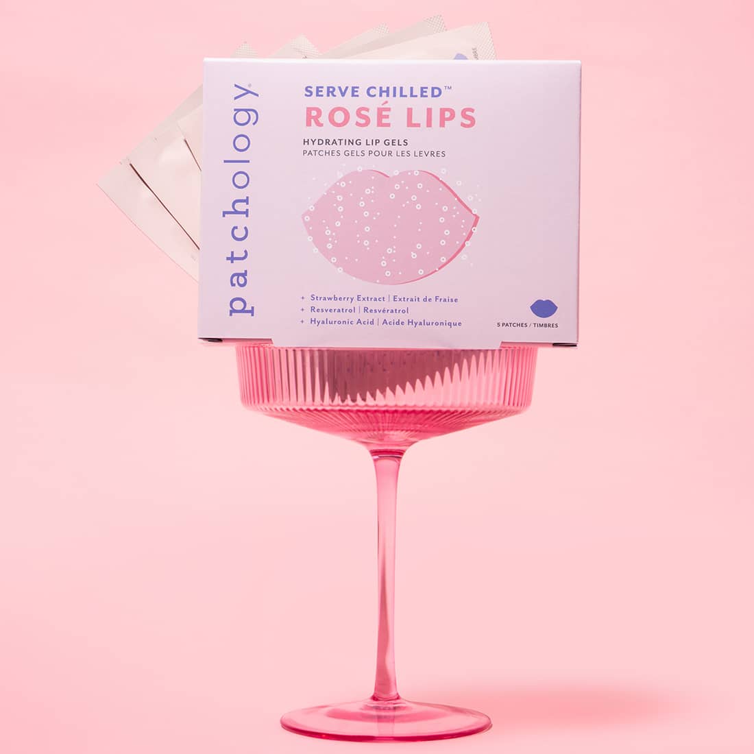 5 pairs rose hydrating nourishing lip gels serve chilled cooling firming skincare