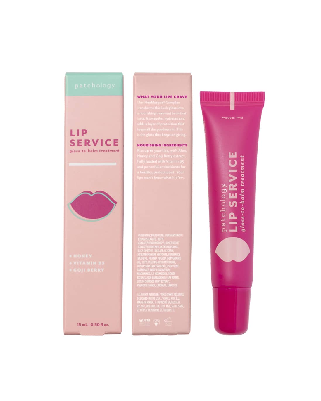 hydrating gloss lip balm lip service packaging