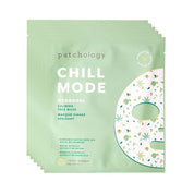 six hydrogel calming restoring chill mode face masks patchology bundle and save
