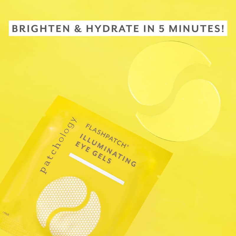brighten and hydrate your dry undereyes in just five minutes with patchology eye patches