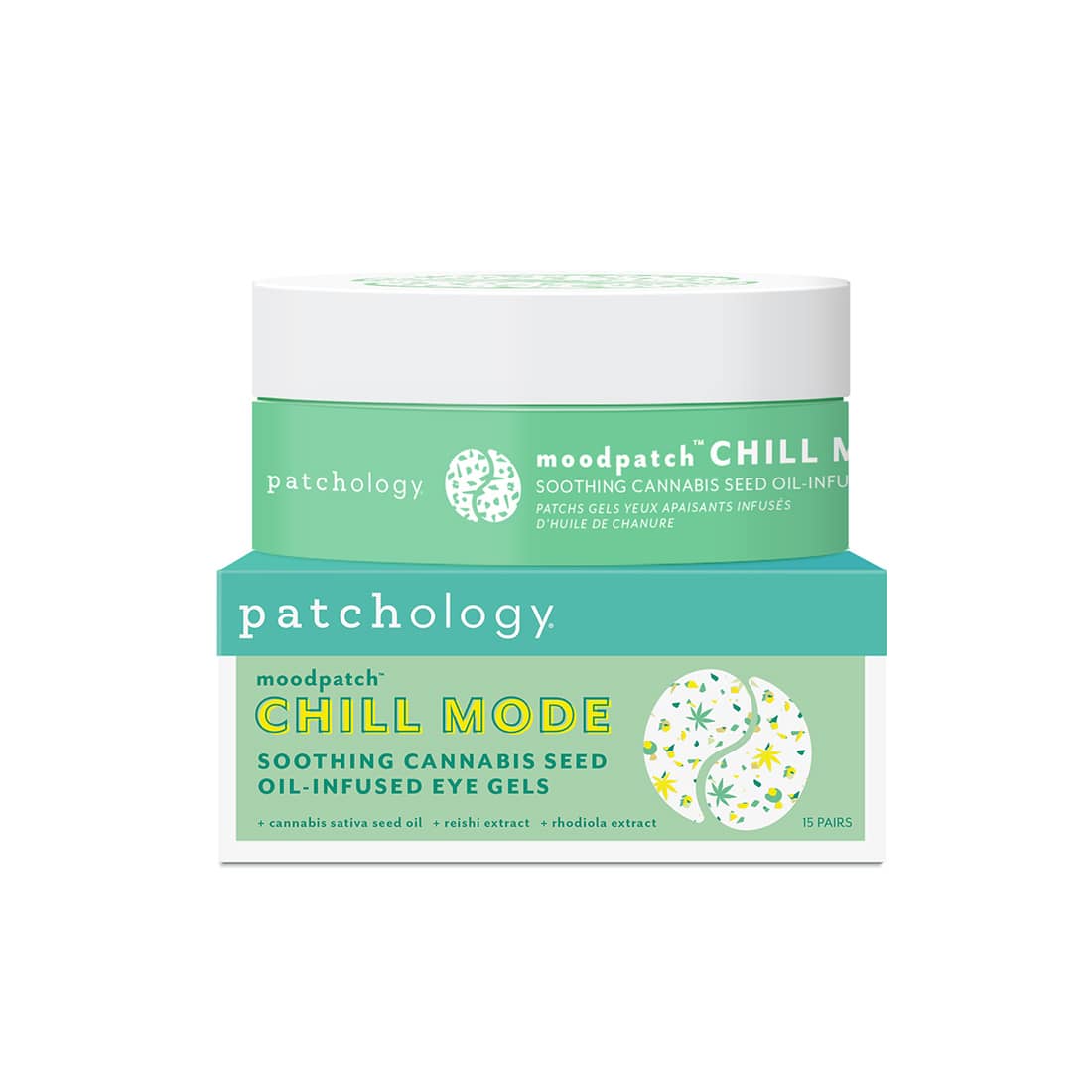 chill mode 15 pair jar patchology soothing undereye patches eye masks
