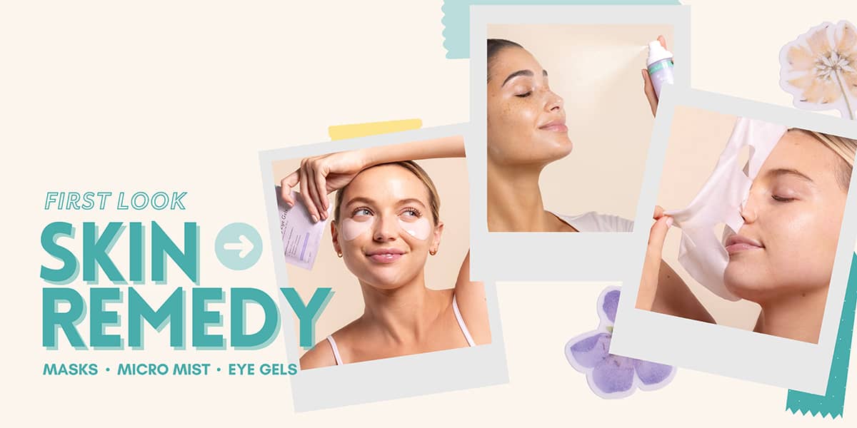 skin remedy first look new facial masks micro mist and eye patches for sensitive skin fragrance free