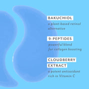 on ice ingredients bakuchiol 9-peptides and cloudberry extract