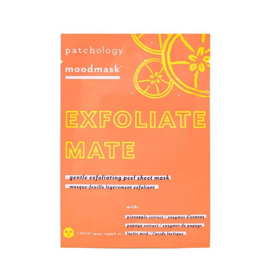 exfoliate mate exfoliating sheet mask