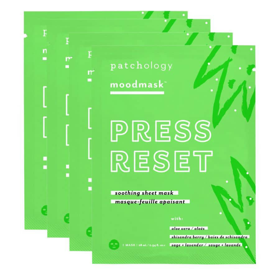 press reset sheet mask bundle and save