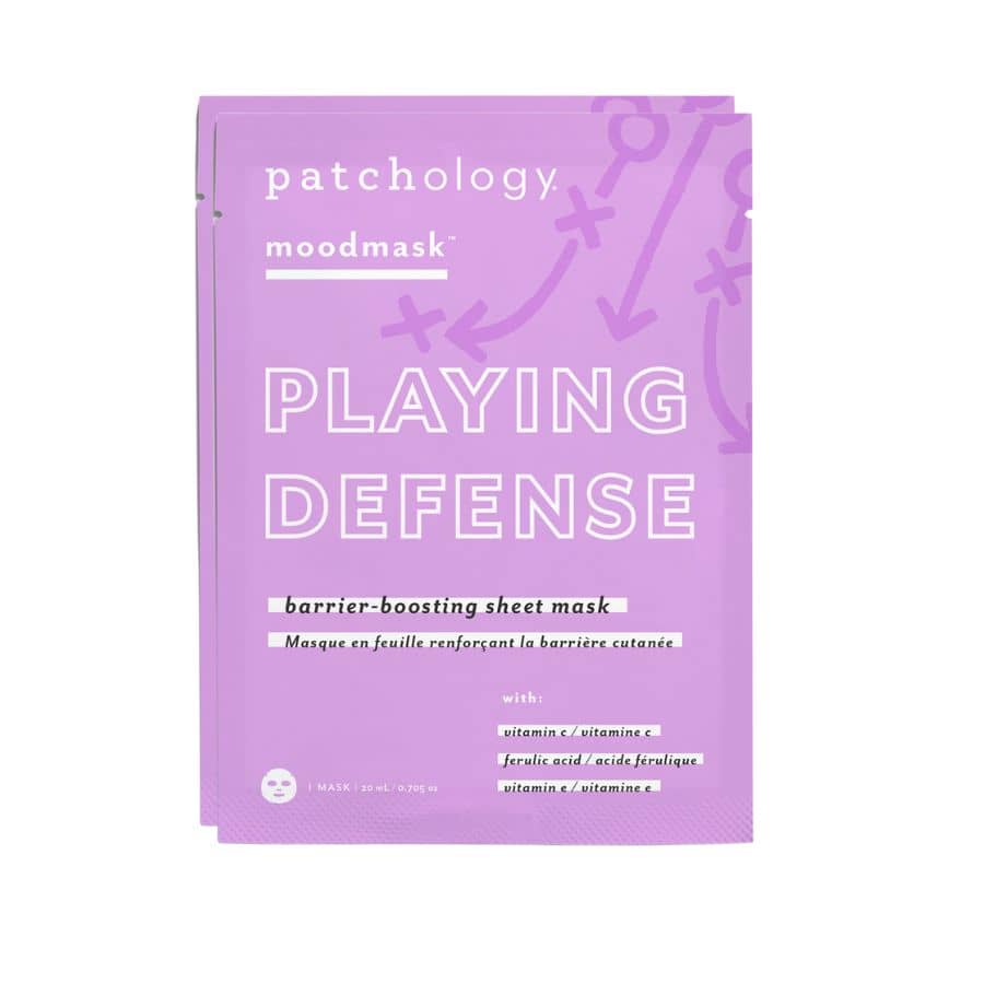 playing defense mask antioxidant rich vitamin c ferulic acid vitamin e