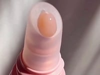 Rosé Lips Hydrating Sleeping Mask In Use Restoring Dry Cracked Lips