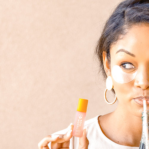 Close up of Women&#39;s Face while Applying Under Eye Gels for Glowing Skin - Patchology
