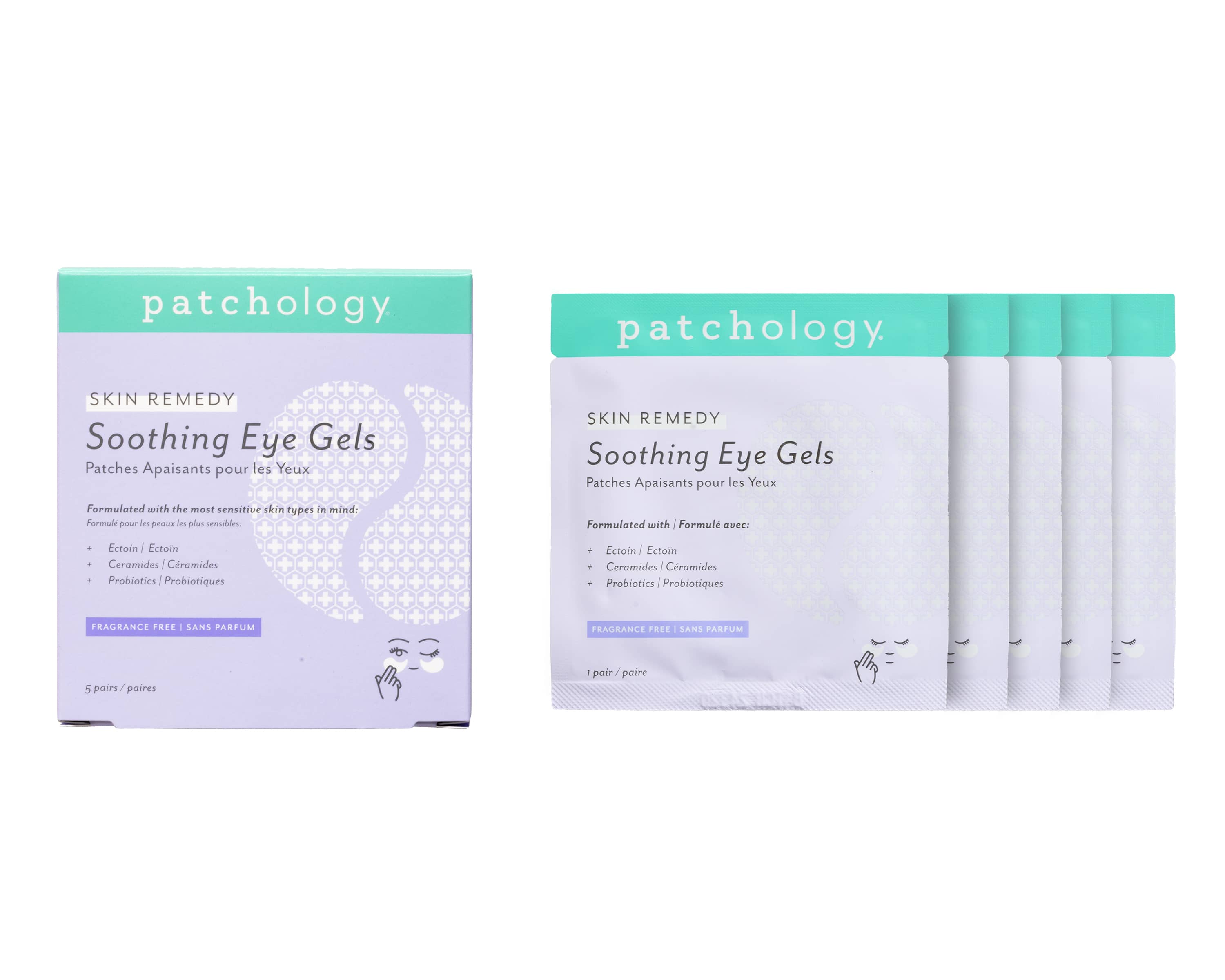 soothing eye gels five pairs of under eye gels