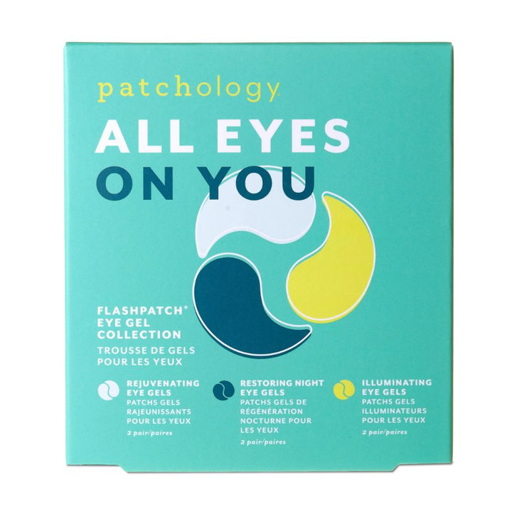 All Eyes on You Kit by Patchology Rejuvenating Restoring Illuminating Eye Gels