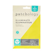 two pack new reseal illuminate sheet mask patchology nourishing brightening
