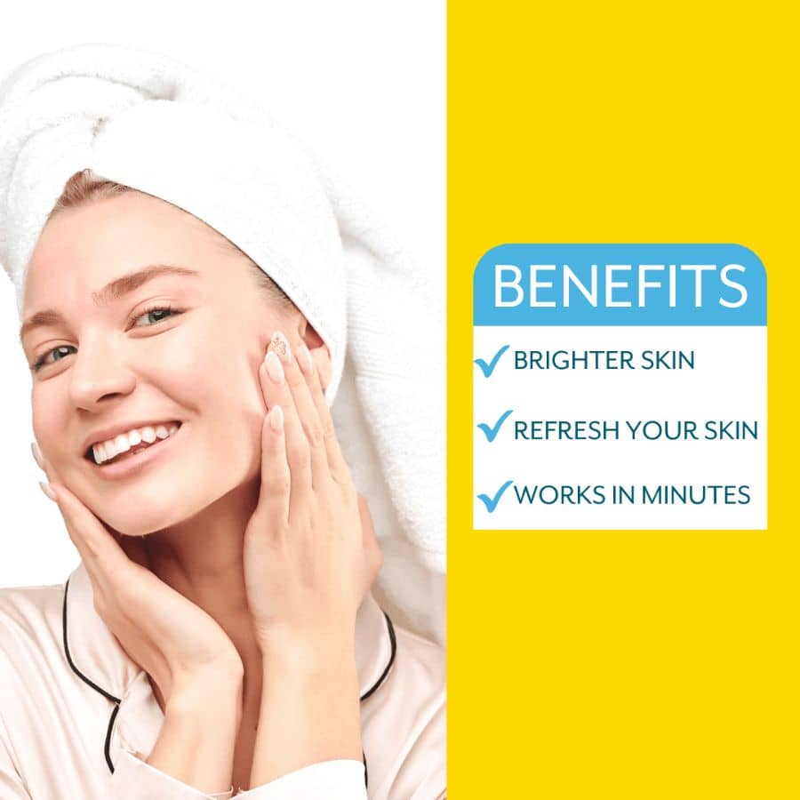 Benefits of Just Let It Glow sheet mask are brighter skin, refresh your skin and works in just 5 minutes